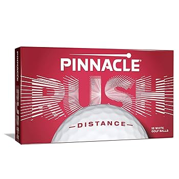 Amazon.co.jp: Pinnacle Rush ゴルフボール ホワイト 15個パック